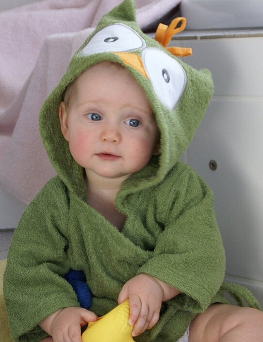 Cartoon Cute Animal  Bathrobes Baby Hooded