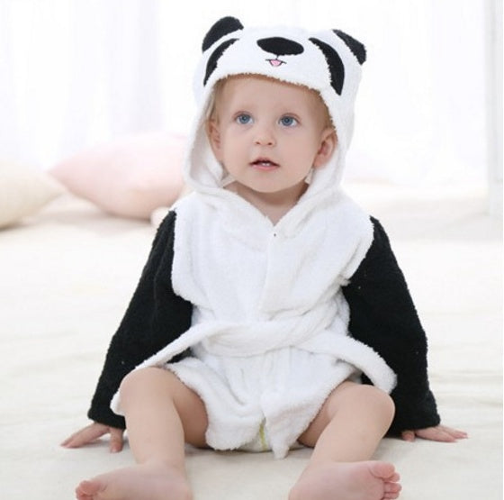 Cartoon Cute Animal  Bathrobes Baby Hooded